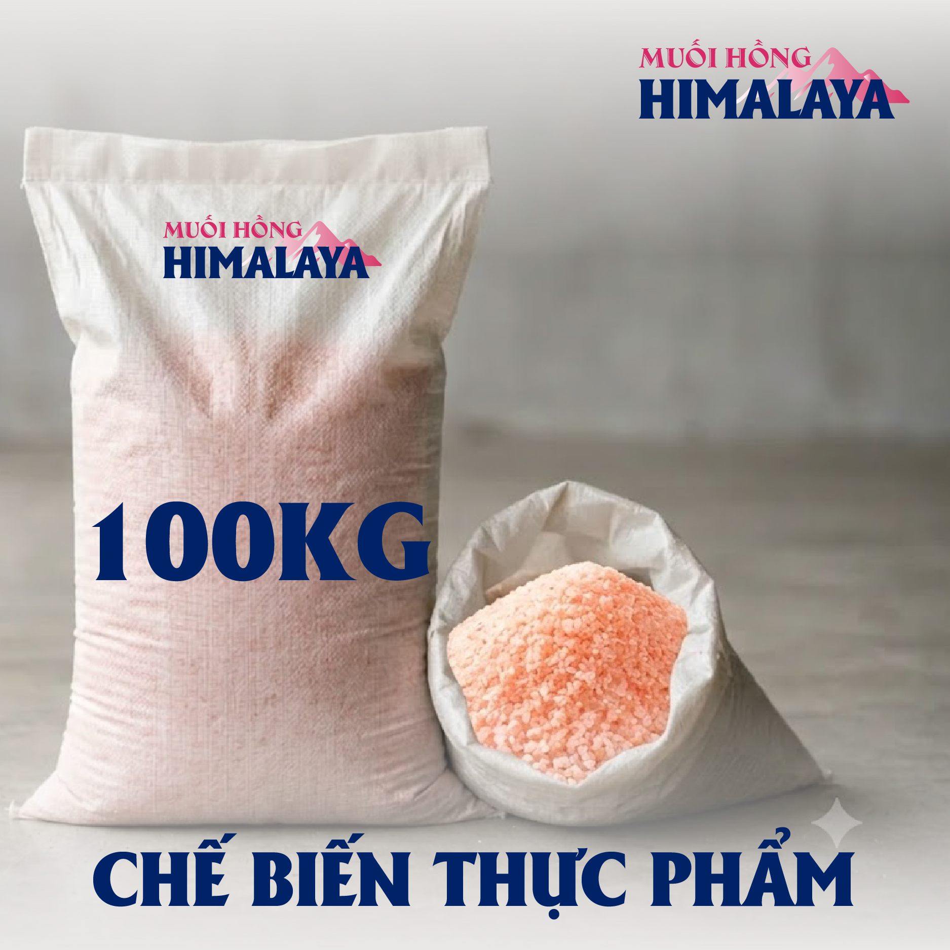 Muối hồng bao 100kg