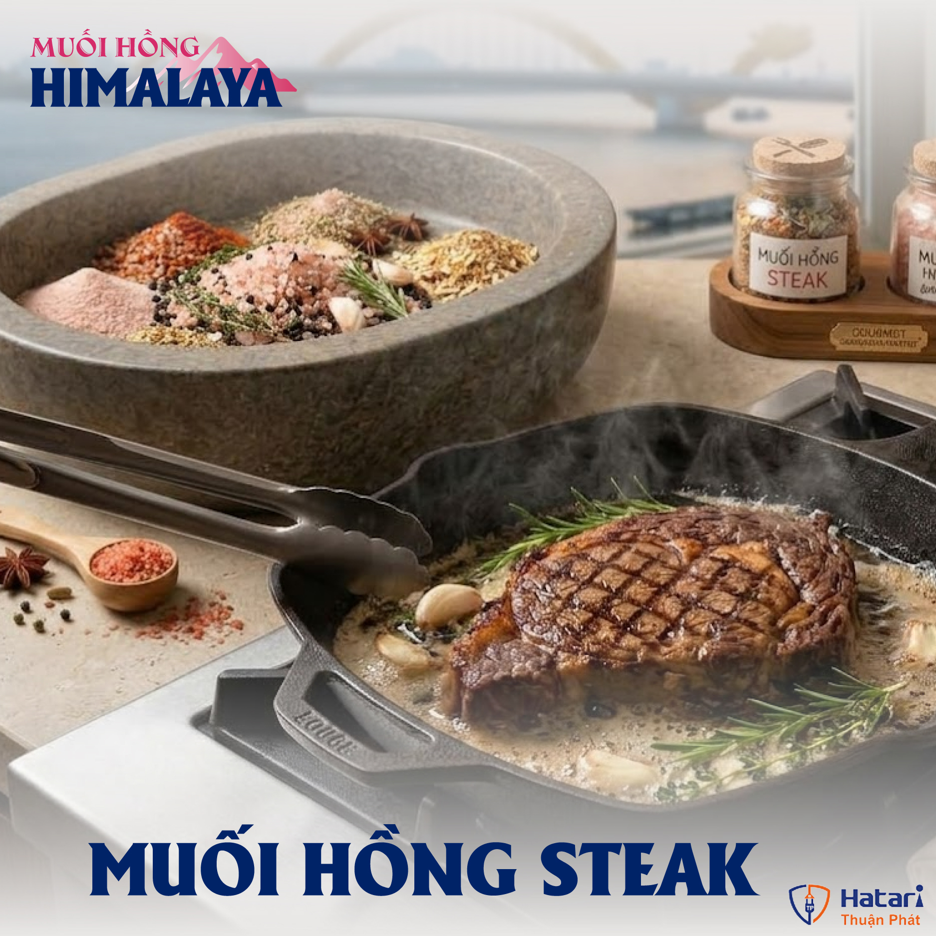 Muối hồng steak