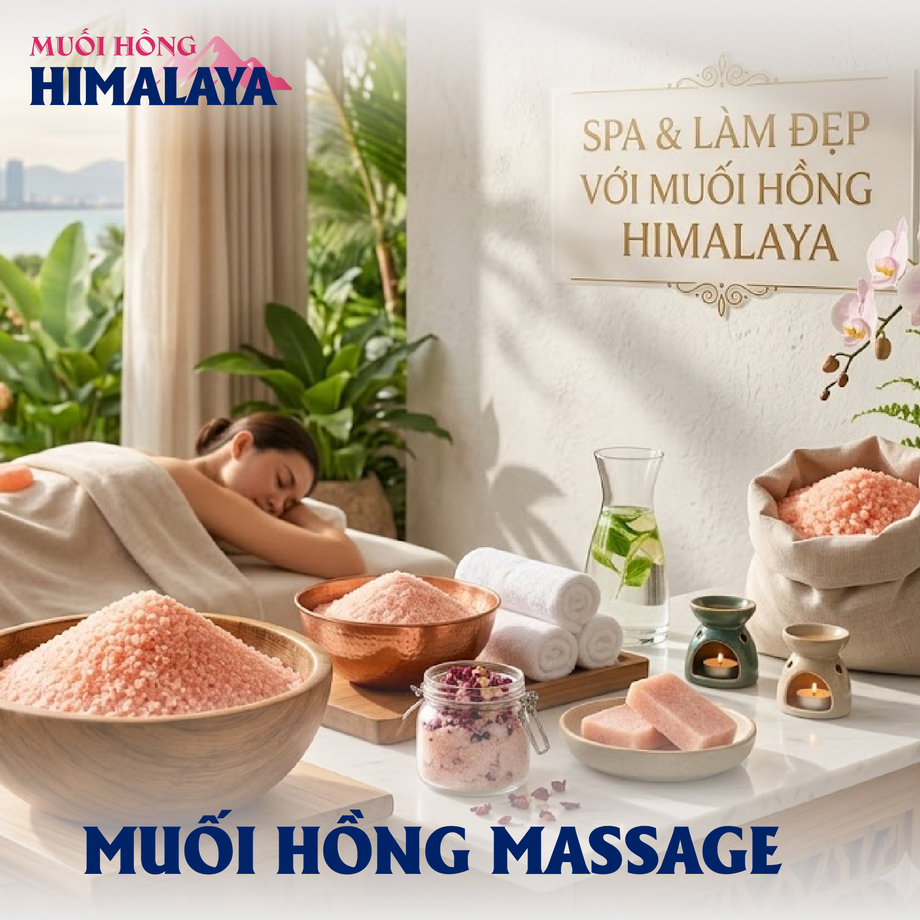 Muối Hồng Massage Himalaya